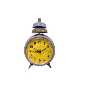 Vintage 1970s Phinney Walker Purple Alarm Clock Made in West Germany